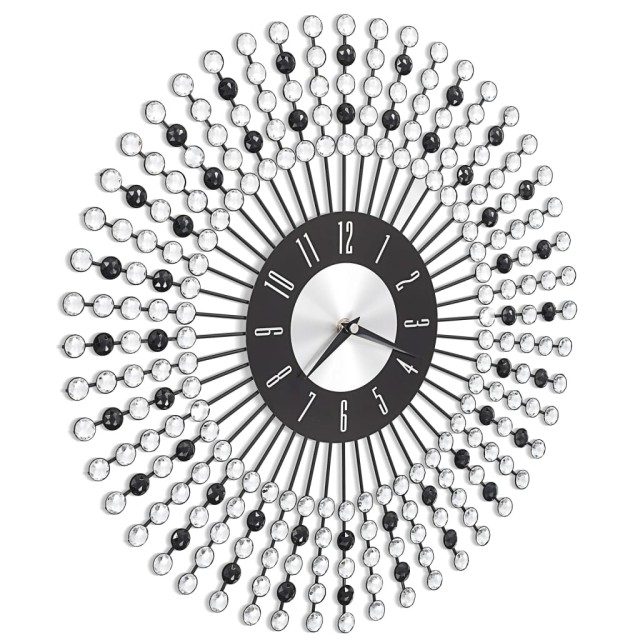 Horloge murale Métal 43 cm Noir