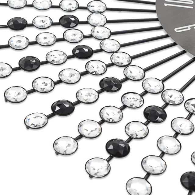 Horloge murale Métal 43 cm Noir