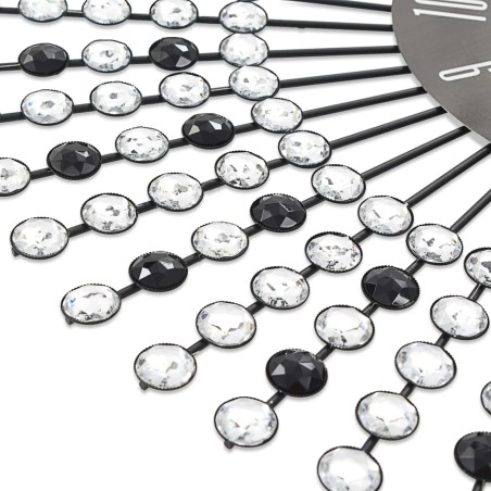 Horloge murale Métal 43 cm Noir