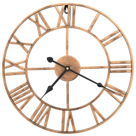 Horloge murale Métal 40 cm Doré 2