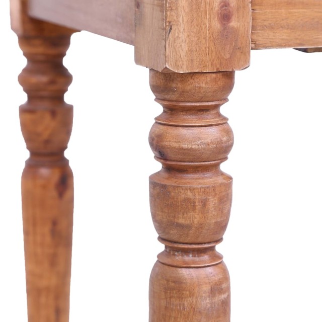 Bureau avec tiroirs 117x57x75 cm bois d'acajou massif