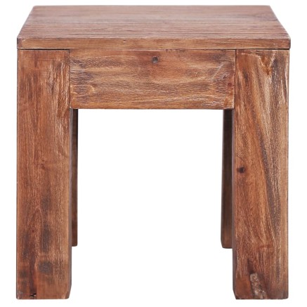 Table basse 30x30x30 cm bois d'acajou massif 2