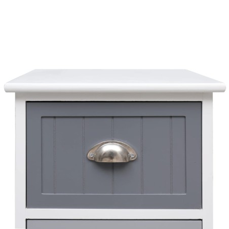 Armoire latérale 35x30x90 cm Bois de Paulownia