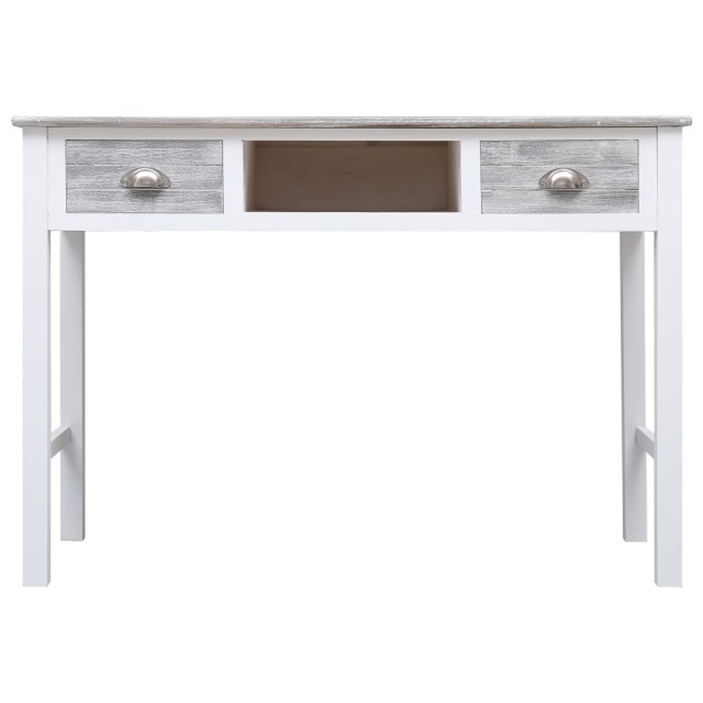 Bureau Gris 110x45x76 cm Bois