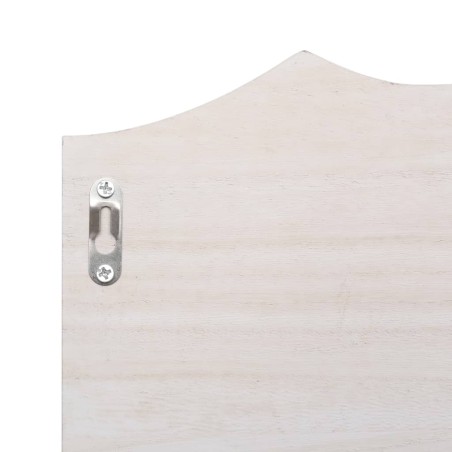 Porte-manteau mural Blanc 50x10x23 cm Bois