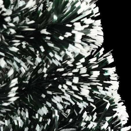 Arbre de Noël pré-éclairé avec support et LED 240 cm fibre optique