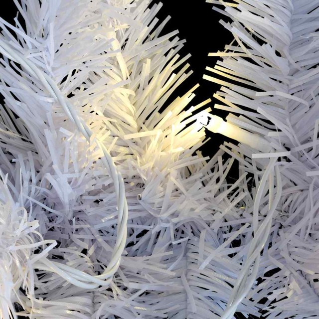 Guirlande de Noël avec lumières LED 10 m Blanc