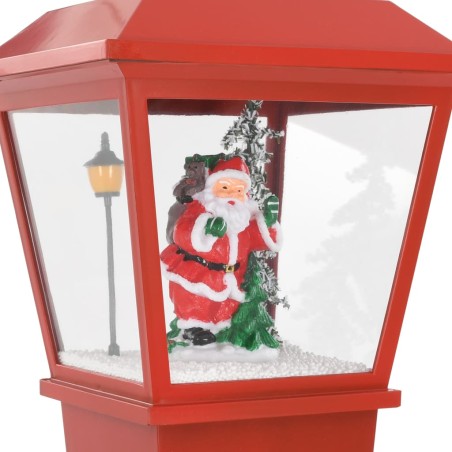 Lampe de piédestal de Noël avec Père Noël 64 cm LED