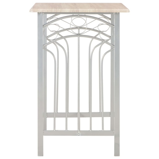 Ensemble de bar 3 pcs Bois et acier