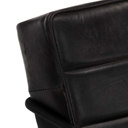 Fauteuil Noir Cuir véritable