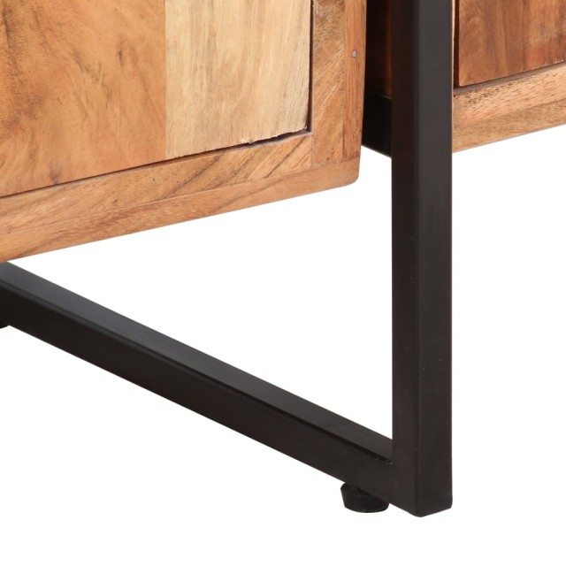 Bibliothèque à 4 niveaux 124x30x180 cm Bois d'acacia massif