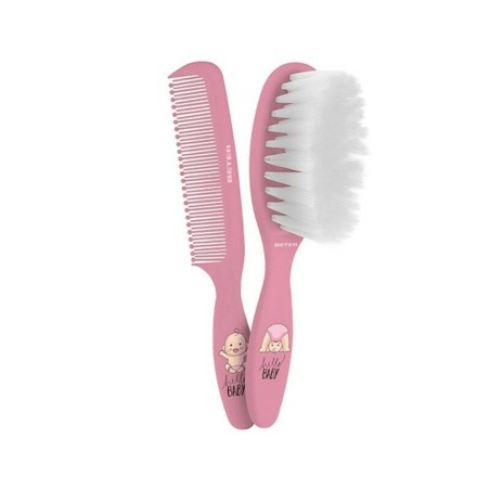 Set Prodotti per capelli da Bambino Beter Peine Bebe Rosa 2 Pezzi (2 U