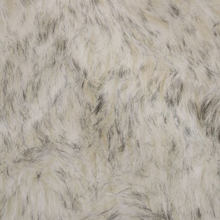 Tapis 60 x 90 cm Peau de mouton synthétique Mélange de gris