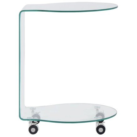 Table basse 45x40x58 cm Verre trempé 2