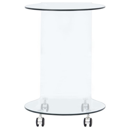 Table basse 45x40x58 cm Verre trempé