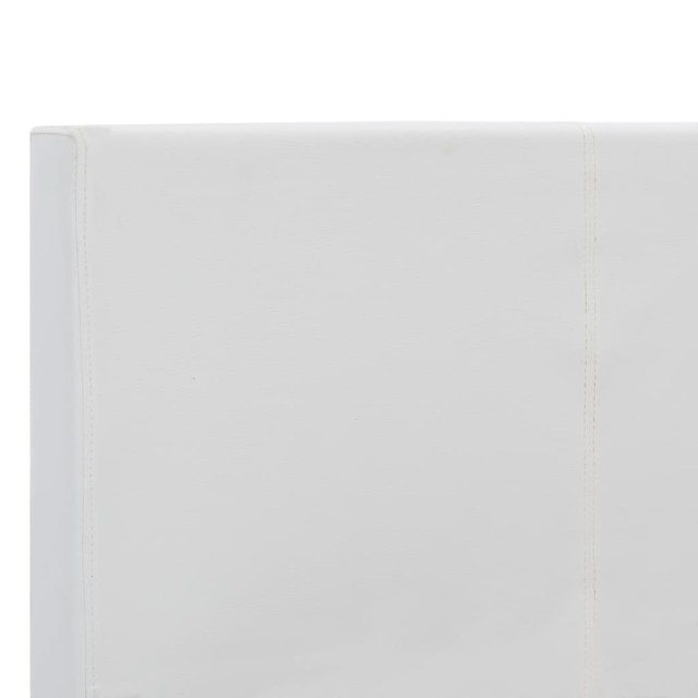 Cadre de lit Blanc Similicuir 180x200 cm