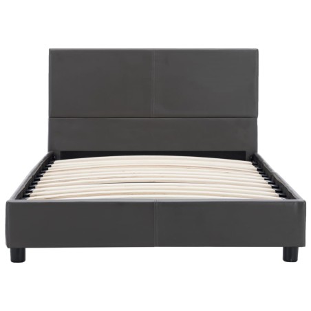 Cadre de lit Gris Similicuir 100 x 200 cm