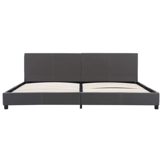 Cadre de lit Gris Similicuir 180x200 cm