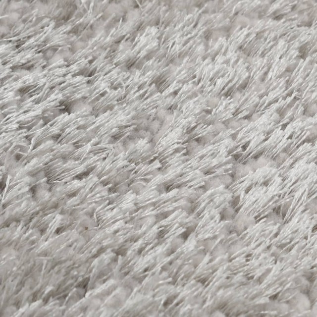 Tapis Shaggy 160 x 230 cm Gris