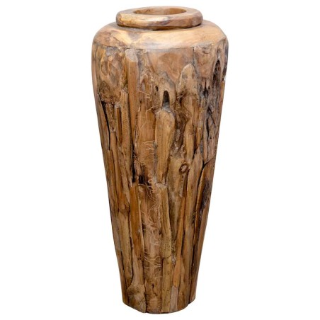 Vase de décoration 40 x 100 cm Bois de teck solide