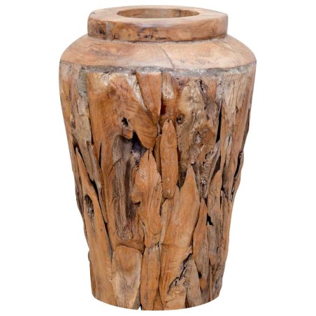 Vase de décoration 40 x 60 cm Bois de teck solide