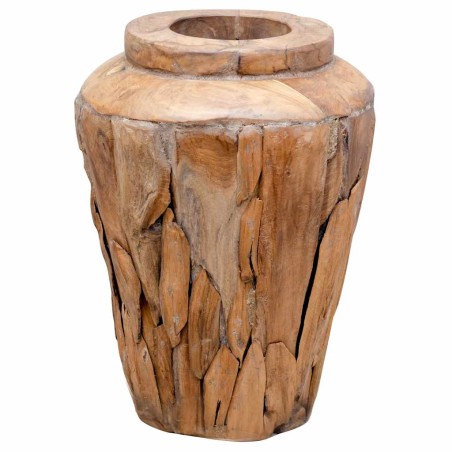 Vase de décoration 40 x 60 cm Bois de teck solide