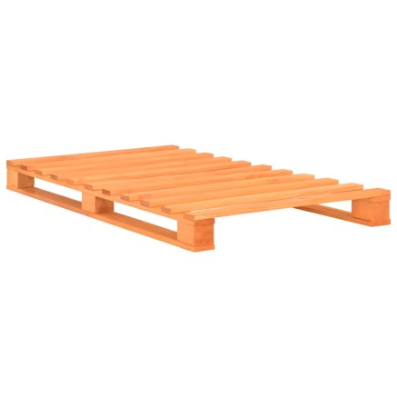 Cadre de lit de palette sans matelas 90x200 cm bois massif 2