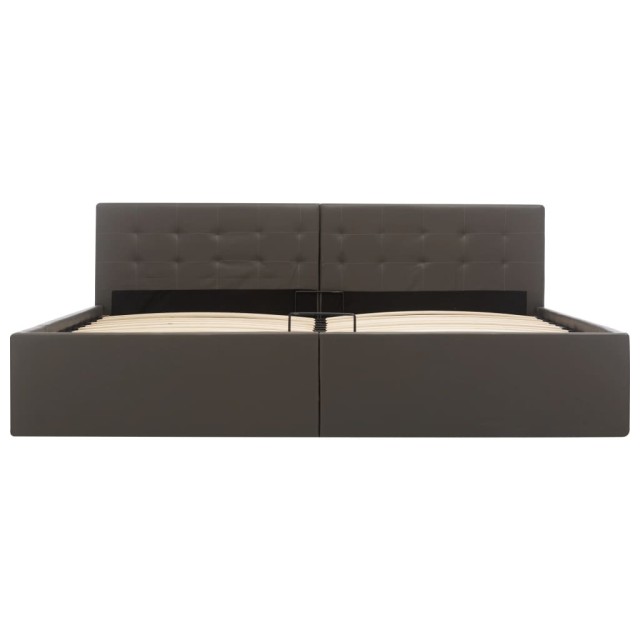 Cadre de lit avec rangement hydraulique Similicuir 180x200 cm