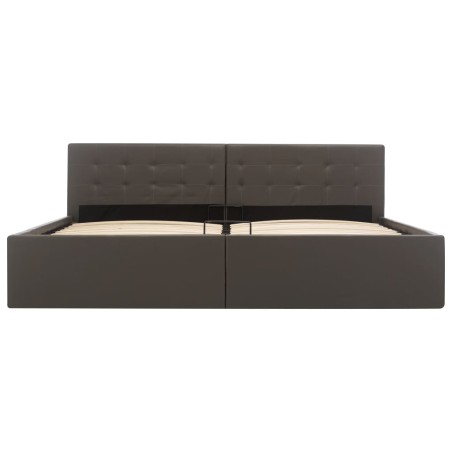 Cadre de lit avec rangement hydraulique Similicuir 180x200 cm