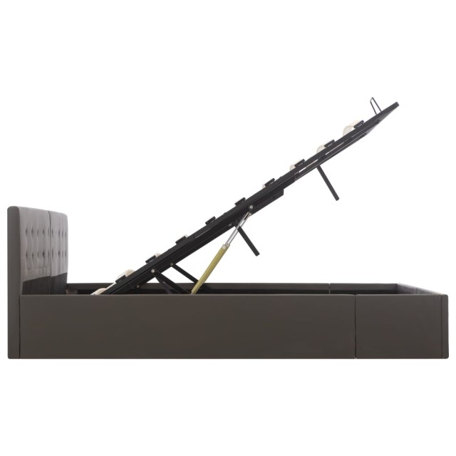 Cadre de lit avec rangement hydraulique Similicuir 180x200 cm