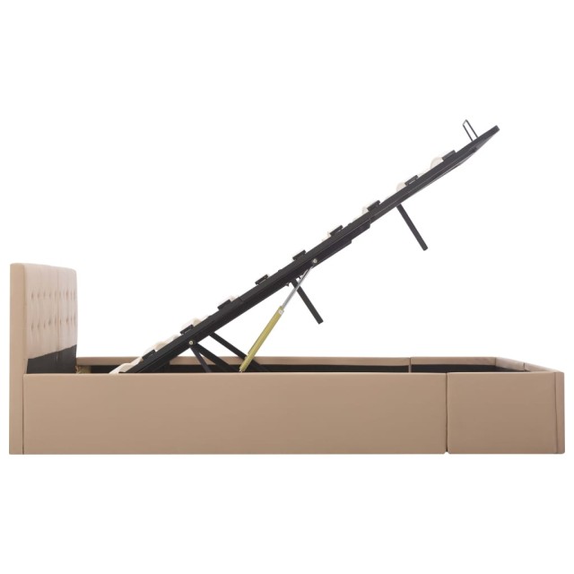 Cadre de lit avec rangement hydraulique Similicuir 180x200 cm