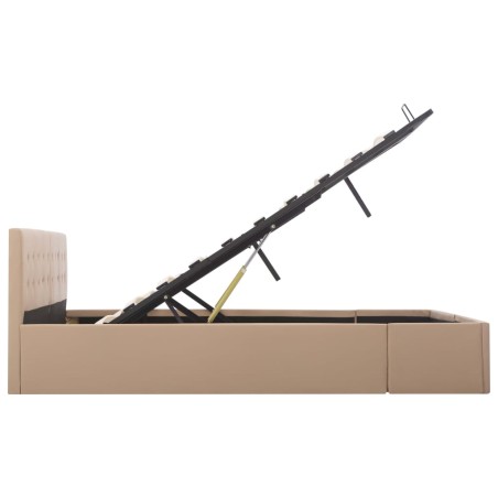 Cadre de lit avec rangement hydraulique Similicuir 180x200 cm