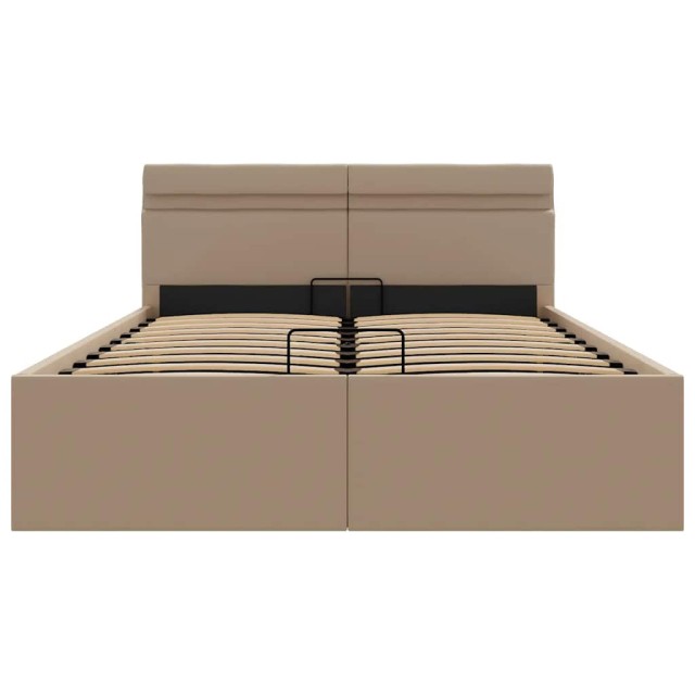 Cadre de lit à rangement hydraulique sans matelas 140x200 cm