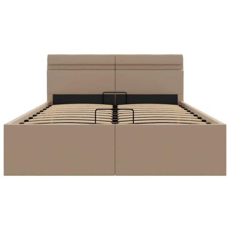 Cadre de lit à rangement hydraulique sans matelas 140x200 cm