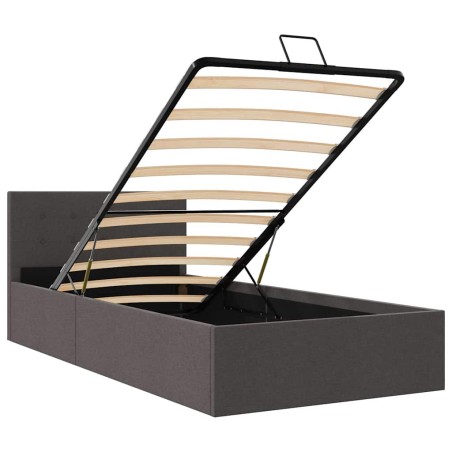 Cadre de lit à rangement hydraulique sans matelas 100x200 cm