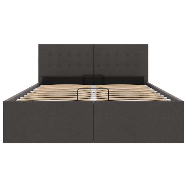 Cadre de lit à rangement hydraulique sans matelas 120x200 cm