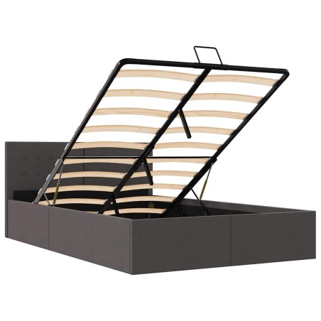 Cadre de lit à rangement hydraulique sans matelas 120x200 cm