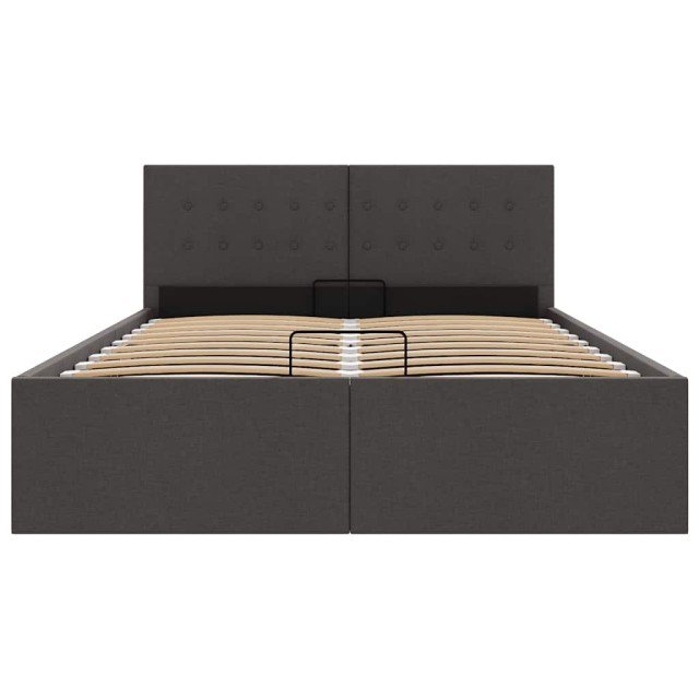 Cadre de lit à rangement hydraulique sans matelas 140x200 cm