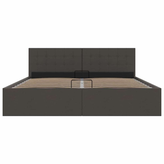 Cadre de lit à rangement hydraulique sans matelas 160x200 cm