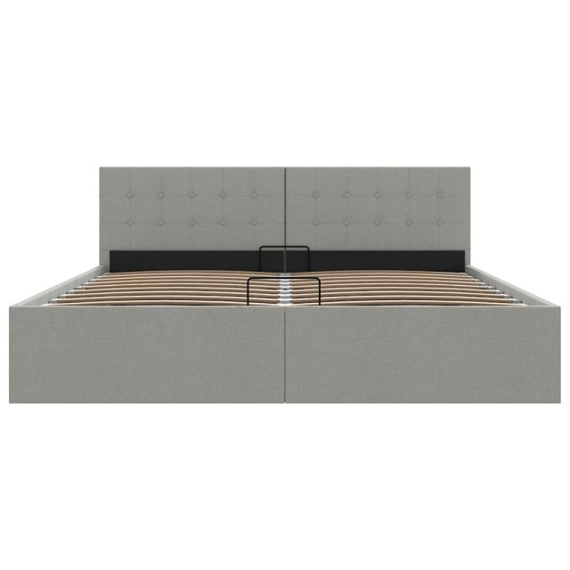 Cadre de lit à rangement hydraulique sans matelas 180x200 cm