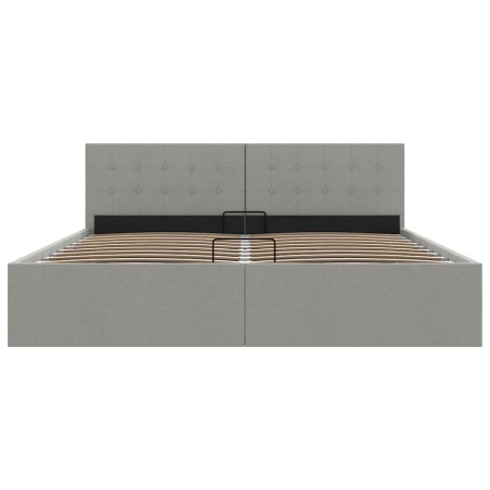 Cadre de lit à rangement hydraulique sans matelas 180x200 cm