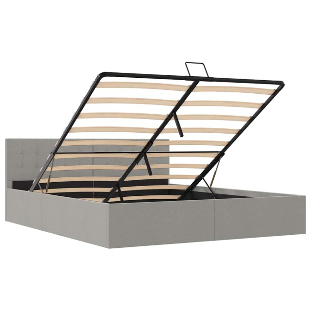 Cadre de lit à rangement hydraulique sans matelas 180x200 cm