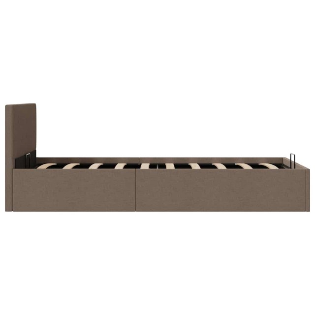 Cadre de lit à rangement hydraulique sans matelas 90x200 cm