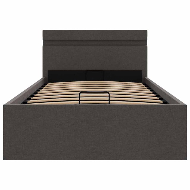 Cadre de lit à rangement hydraulique sans matelas 100x200 cm