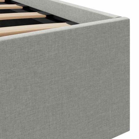 Cadre de lit à rangement hydraulique sans matelas 180x200 cm