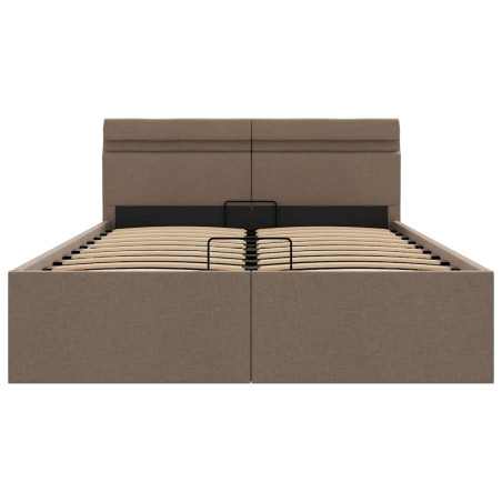 Cadre de lit à rangement hydraulique sans matelas 140x200 cm