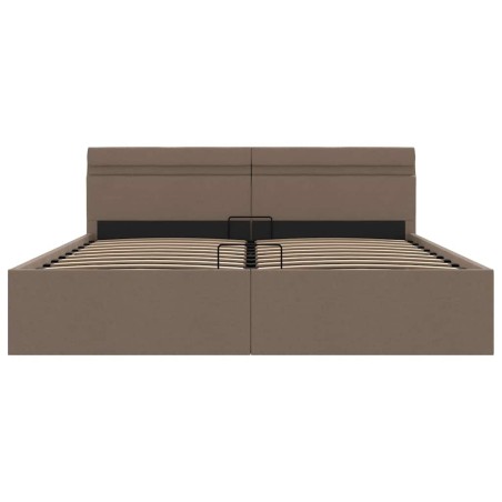 Cadre de lit à rangement hydraulique sans matelas 160x200 cm