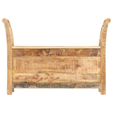 Banc d'entrée 103x33x72 cm Bois de manguier solide 2