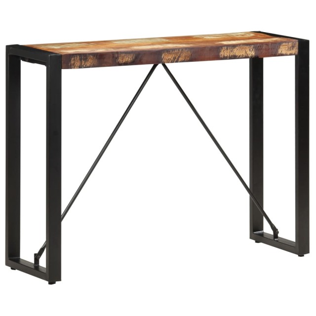 Table console 110x35x76 cm Bois de récupération massif