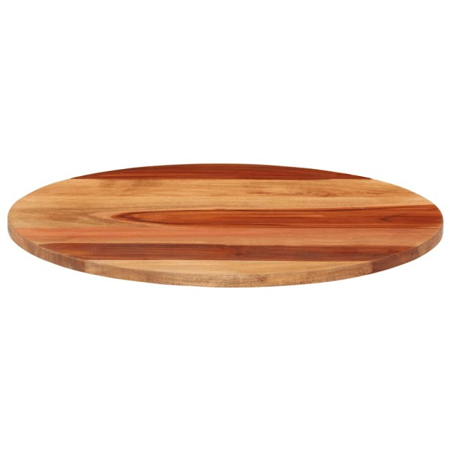 Dessus de table bois massif d'acacia rond 15-16 mm 40 cm